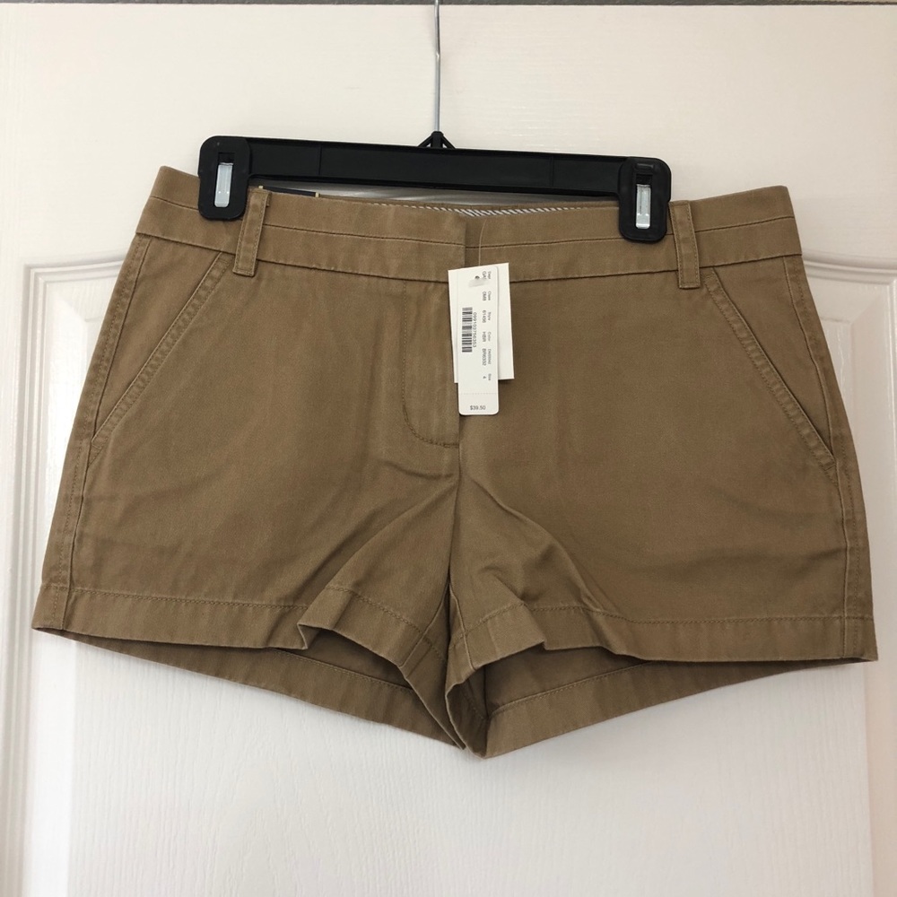 J. Crew Tan 3” Chino Shorts